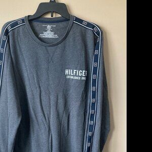 TOMMY HILFIGER MENS LONG SLEEVE SLEEPWEAR SHIRT